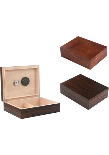 Vincenzo Ebony Humidor Puro Kutusu