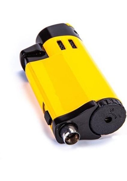 Dört Torch Sarı Puro Çakmağı