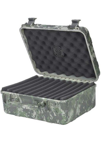 Cıgar Caddy 40 Kamuflaj Travel Humidor Puro Kutusu
