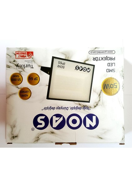 50W Beyaz Işık LED Projektör Spot Smd LED Aydınlatma modelleri