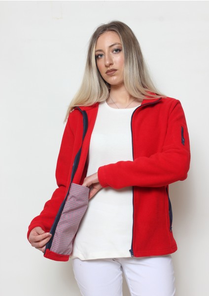 Kadın Kırmızı Polar Hırka fiyatları