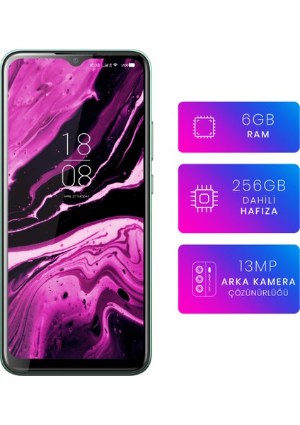 P13 Blue Max Pro 256 GB (Reeder Türkiye Garantili) Yeşil modelleri