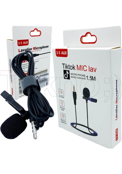 Tiktok Youtube Mic Lav Mikrofon Platoon PL-2441