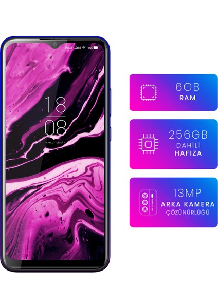 P13 Blue Max Pro 256 GB (Reeder Türkiye Garantili) Mavi