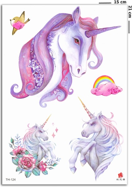 Büyük Boy Unicorn Dövmesi
