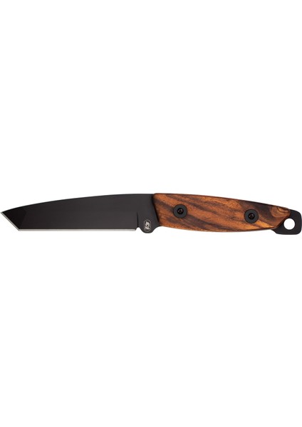 Fox Tanto - Cubic Ceviz Elcik - Sleipner Graphite Black (Siyah) Bıçak