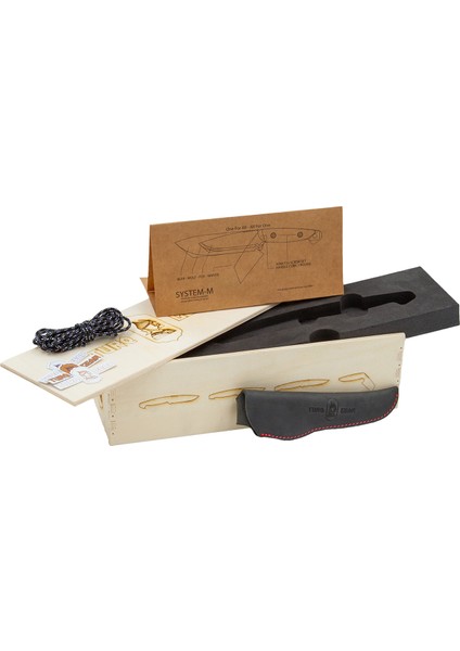 Fox Tanto - Cubic Ceviz Elcik - Sleipner Graphite Black (Siyah) Bıçak