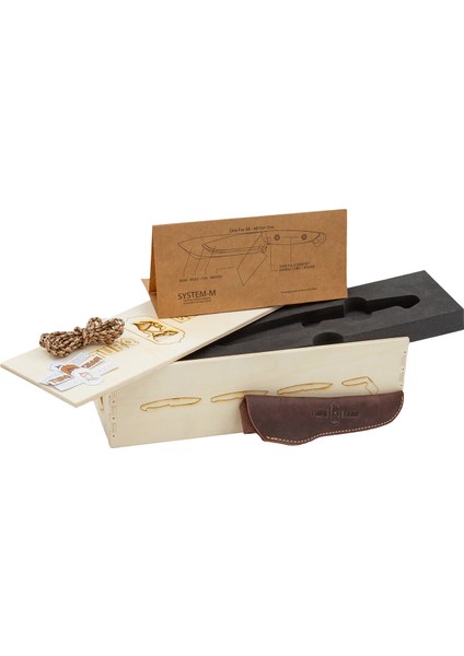Fox Tanto - Cubic Ceviz Elcik - Sleipner Desert Sand (Çöl Kumu) Bıçak
