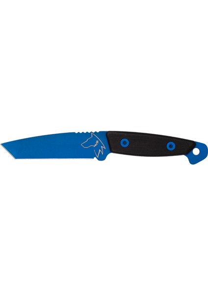 Wolf Tanto - Cubic G10 Black Elcik - Sleipner Nra Blue (Mavi) Bıçak