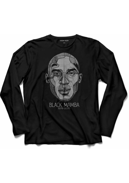 Kobe Braynt Black Mamba Nba Basketball Uzun Kollu Tişört