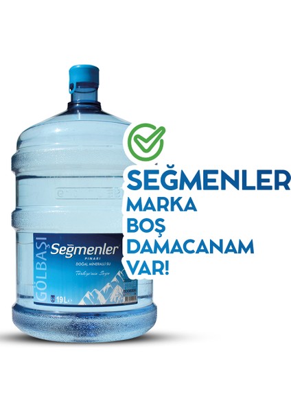 19 lt (Seğmenler marka boş damacanam var)