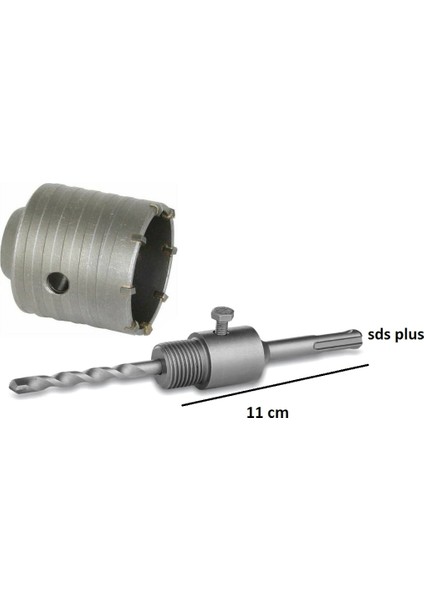 Bay-Tec 55MM Elmaslı Beton Delme Panç ve Adaptörü 110MM