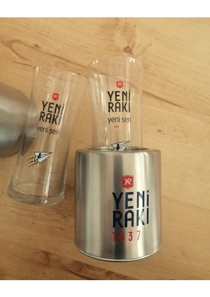 1 Adet Yeni Rakı Ehlikeyf + 2 Adet Uçurtma Yeni Rakı Bardağı