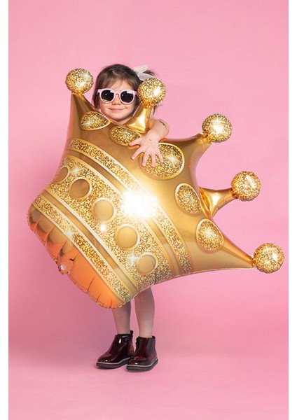 Taç Şeklinde Gold Renk Folyo Balon fiyatları