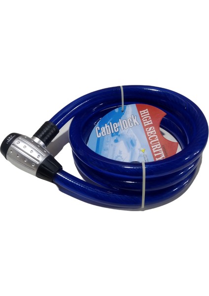 Knt Zhongli Anahtarlı Halat Kilit 1780 Gram 25X200 mm