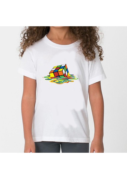 Melted Rubik's Cube Çocuk Tişört