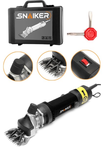 Alman 1600 Watt Metal Şanzuman Koyun Keçi Kirkma Kirpma Makinesi