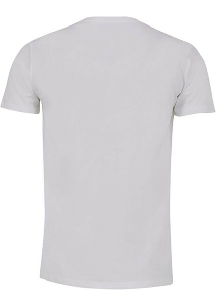 Erkek Basıc Slim Fit Beyaz T-shırt fiyatları