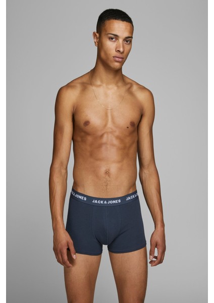 Jack & Jones Erkek 3 Lü Pack Boxer 12171946