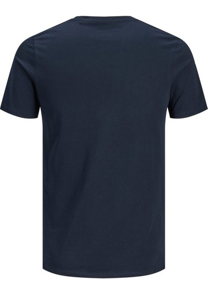 Jack & Jones Erkek Lacivert Spor T-Shirt-12151955