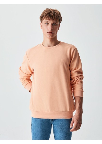 Lodıta Erkek Pudra Sweatshirt Pembe-Xs