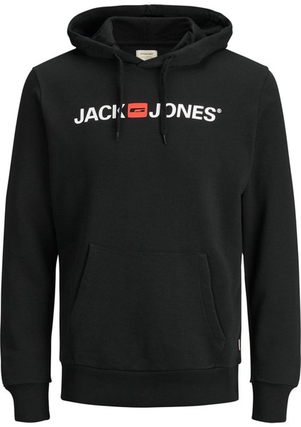Hood Corp Old Logo Erkek Siyah Kapüşonlu Sweatshirt modelleri