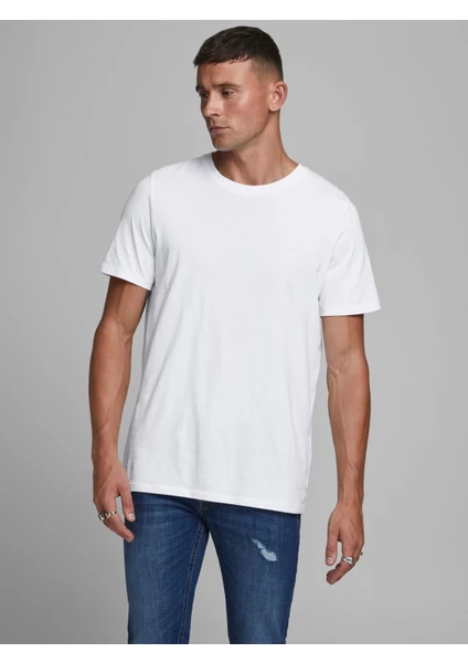 Jack & Jones Bisiklet Yaka Basic Tişört-Organic