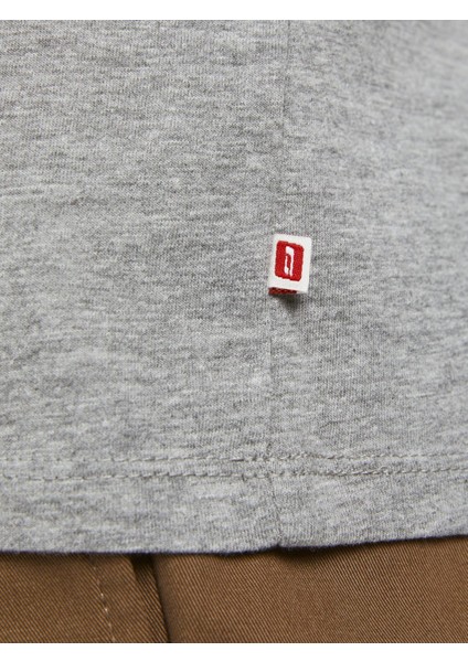 T-Shirt Jjeplain Ss V Neck 12136713-Lgm