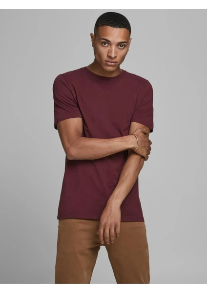 Jack & Jones Bisiklet Yaka Basic Tişört-Organic