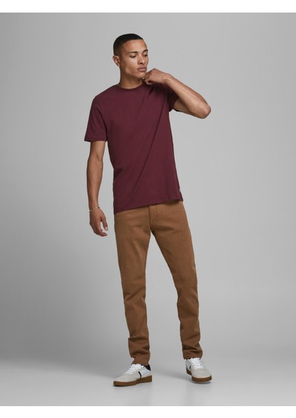 Jack & Jones Bisiklet Yaka Basic Tişört-Organic