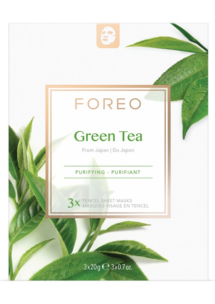 Green Tea Arındırıcı 3'lü Kağıt Maske