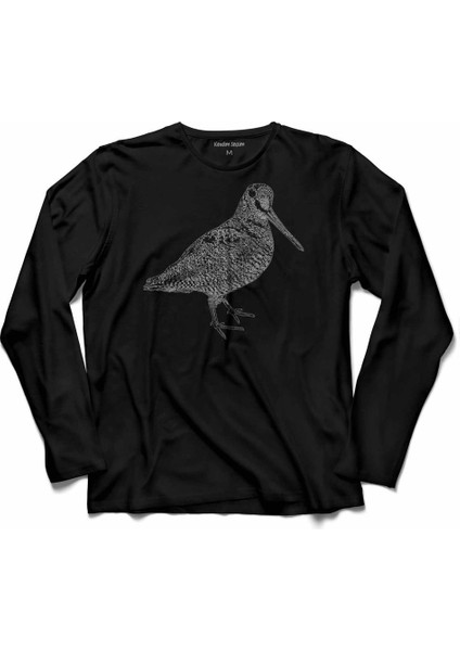 Çulluk Kuşu Av Woodcock Avcı Uzun Kollu Tişört