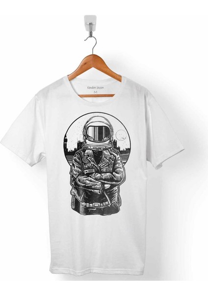 Astronaut Rebel Nasa Uzay Astronot Erkek Tişört