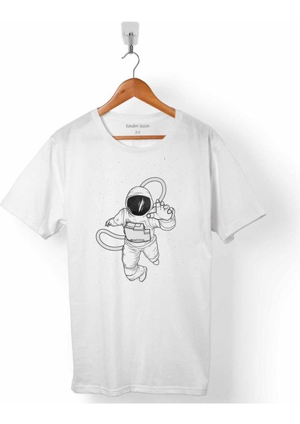 Uzayda Düşen Astronot Space Uzay Erkek Tişört