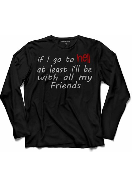 Become Death Skull Tüfek Kuru Kafa Skeleton Uzun Kollu Tişört