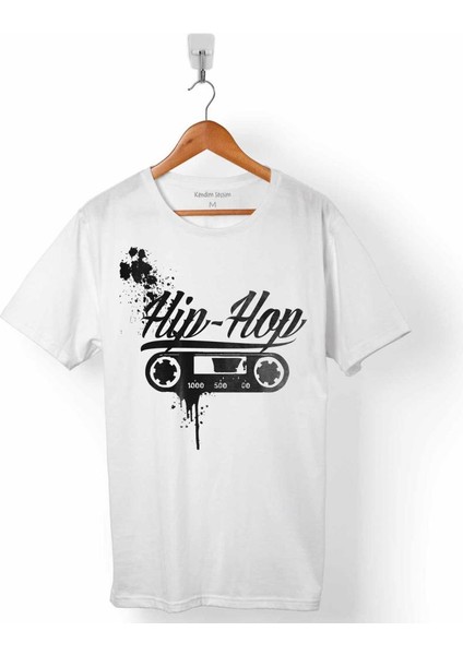 Dj Hip Hop Kaset Musıc Rap Rep Logo Erkek Tişört