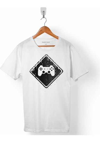 Lets Play Oyun Konsolu Gamıng Play Statıon Erkek Tişört