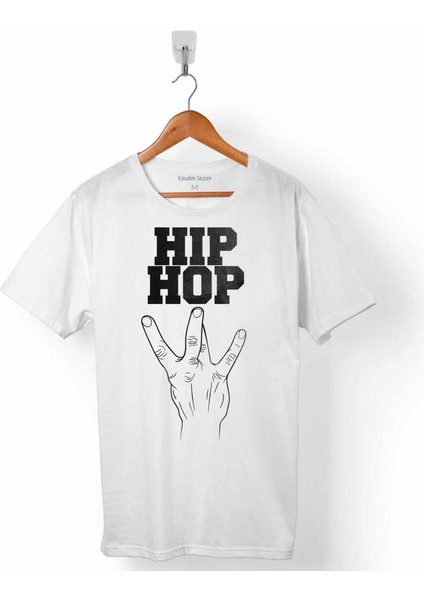 Hıp Hop Işareti Simgesi Hıphop Hey Dostum Erkek Tişört