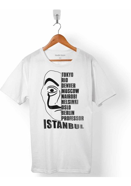 La Casa De Papel Istanbul Dalı Mask Erkek Tişört