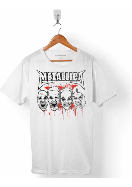 Metallıca Logo Heavy Metal Rock Musıc Erkek Tişört