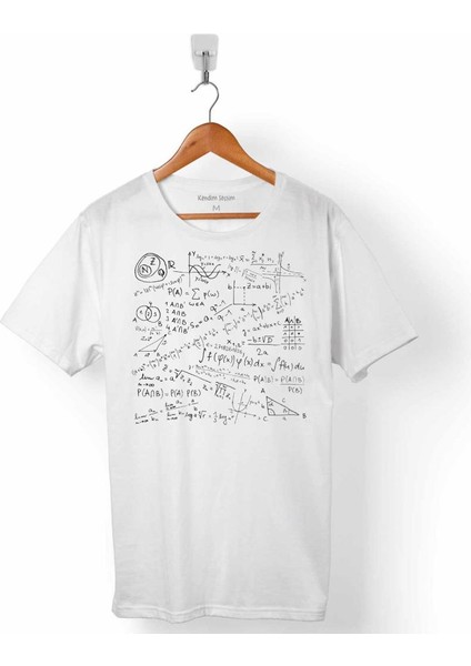 Matematik Fizik Formülü Denklem Sınav Erkek Tişört