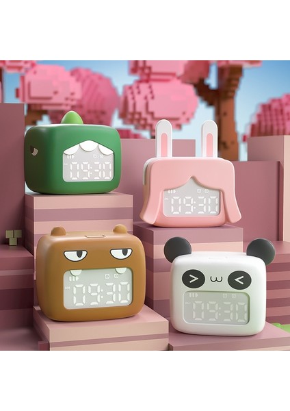 USB Şarj Edilebilir Çalar Saat - Yeşil (Yurt Dışından) fırsatları