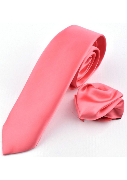 Tek Renk Kravat/pembe