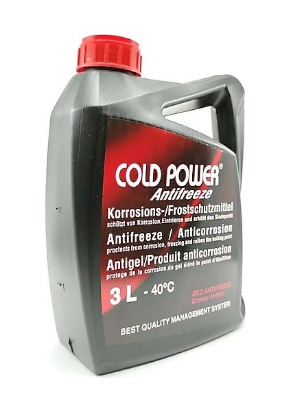 -40 Kırmızı 3 Litre Antifreeze
