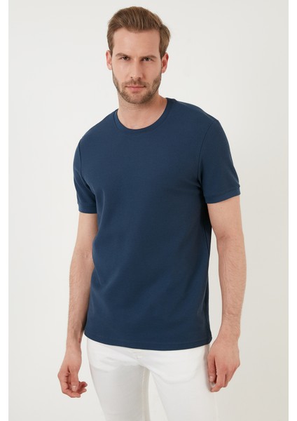 Pamuklu Bisiklet Yaka Basic T Shirt Erkek T Shirt 5902387 fiyatları