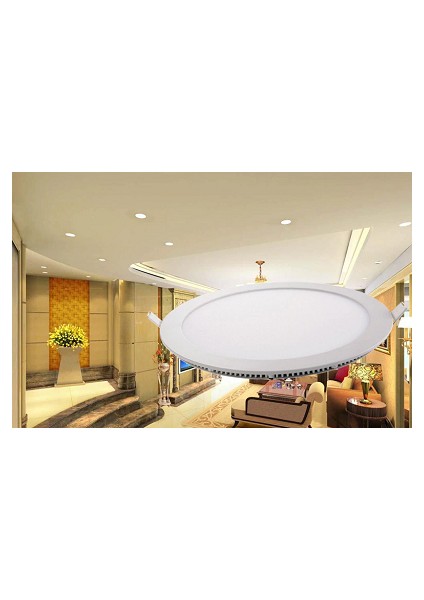 5122 24W 3200K Günışığı Sıva Altı Panel LED Armatür Alüminyum Kasa indirimleri