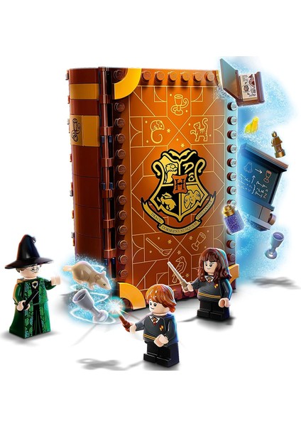 Harry Potter# Hogwarts# Anısı: Biçim Değiştirme Dersi 76382  -Profesör McGonagall##ın Odası Koleksiyonluk Oyuncak Yapım Seti (240 Parça)