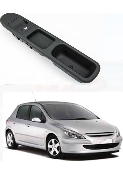 Peugeot 307 Sağ Tekli Cam Anahtarı Düğmesi 2001-2008 modelleri