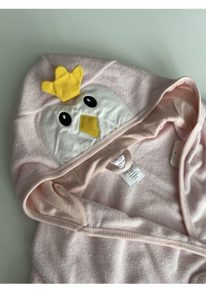 Pembe Civcivli Kız Bebek Bornozu indirimleri