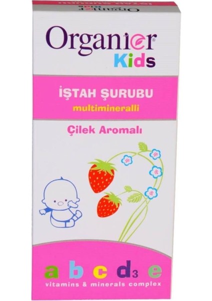 Kids Çilek Aromalı Şurup 200 ml